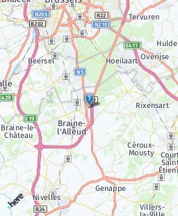 Belgium on map