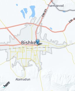 Kyrgyzstan on map