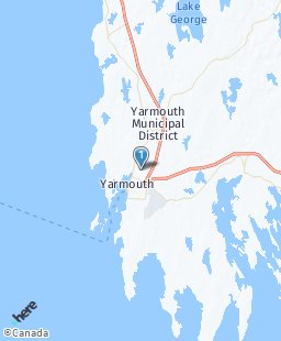 Canada on map