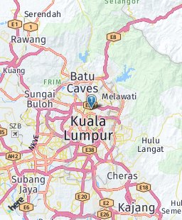 Malaysia on map