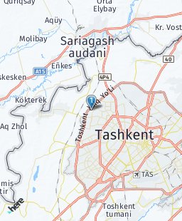 Uzbekistan on map