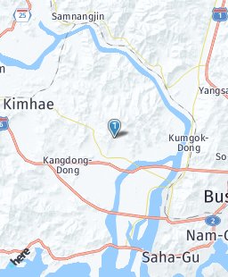 South Korea on map