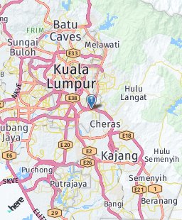 Malaysia on map