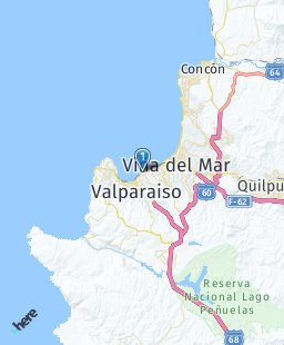 Chile on map