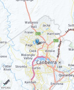 Australia on map