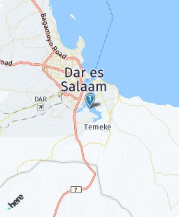 Tanzania on map