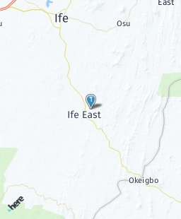 Nigeria on map