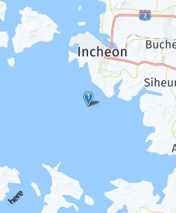 South Korea on map