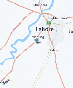 Pakistan on map