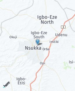 Nigeria on map
