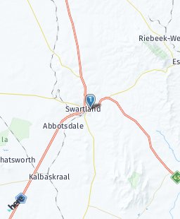 South Africa on map
