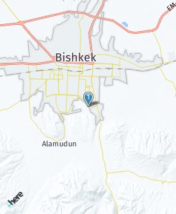 Kyrgyzstan on map