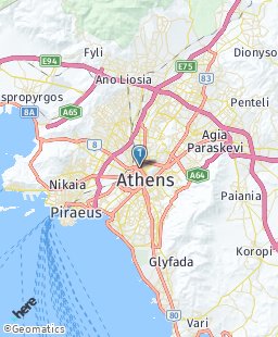 Greece on map