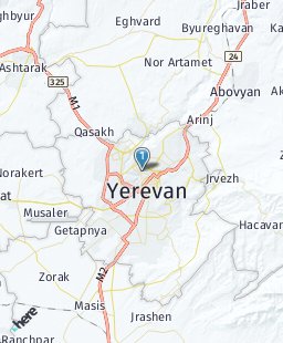 Armenia on map