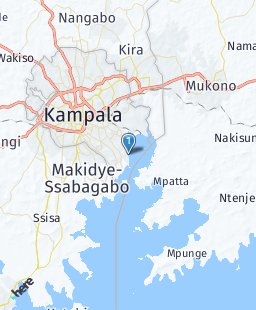 Uganda on map