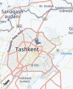 Uzbekistan on map
