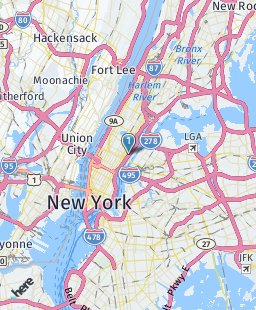 USA on map
