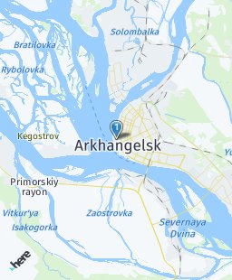 Russia on map