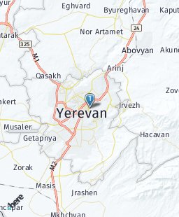 Armenia on map