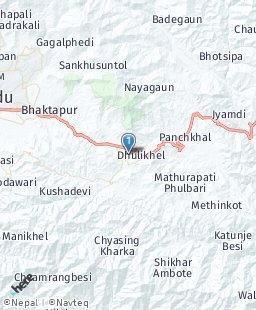 Nepal on map