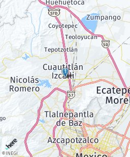Mexico on map