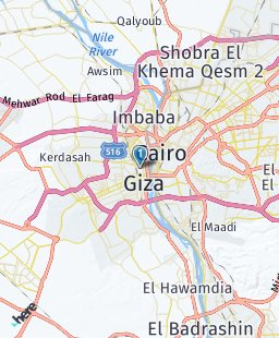 Egypt on map