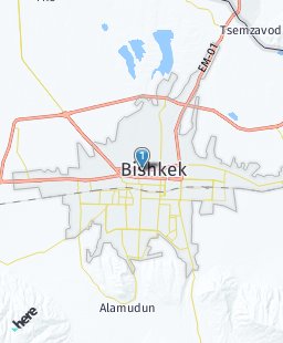 Kyrgyzstan on map