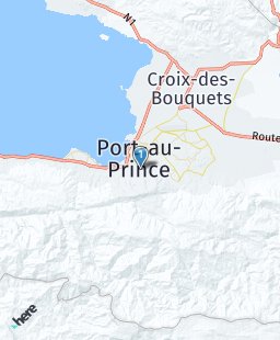 Haiti on map