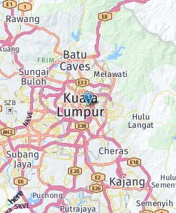 Malaysia on map