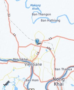 Laos on map