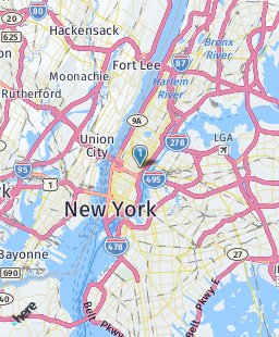 USA on map