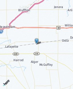 USA on map