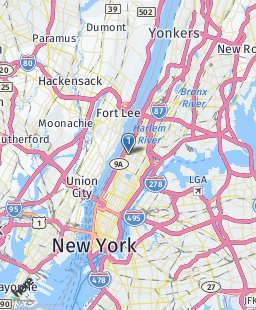 USA on map