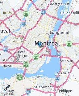 Canada on map