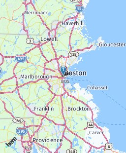 USA on map