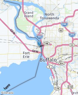 Canada on map
