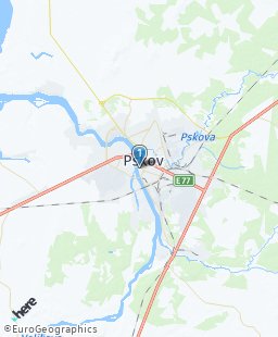 Russia on map
