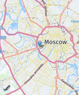 Russia on map