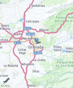 Spain on map