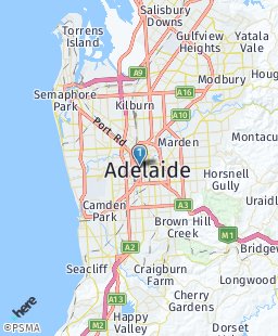 Australia on map