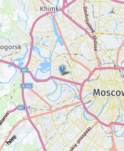 Russia on map