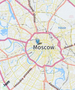 Russia on map