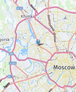 Russia on map
