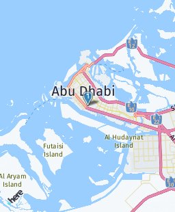 United Arab Emirates on map