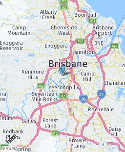 Australia on map
