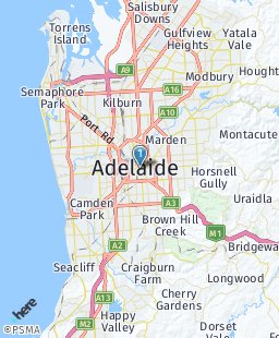 Australia on map