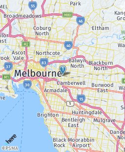 Australia on map