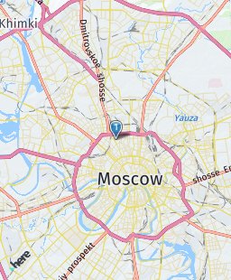 Russia on map