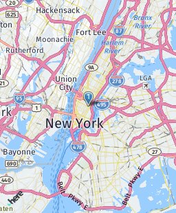 USA on map