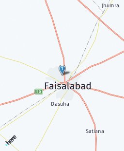 Pakistan on map